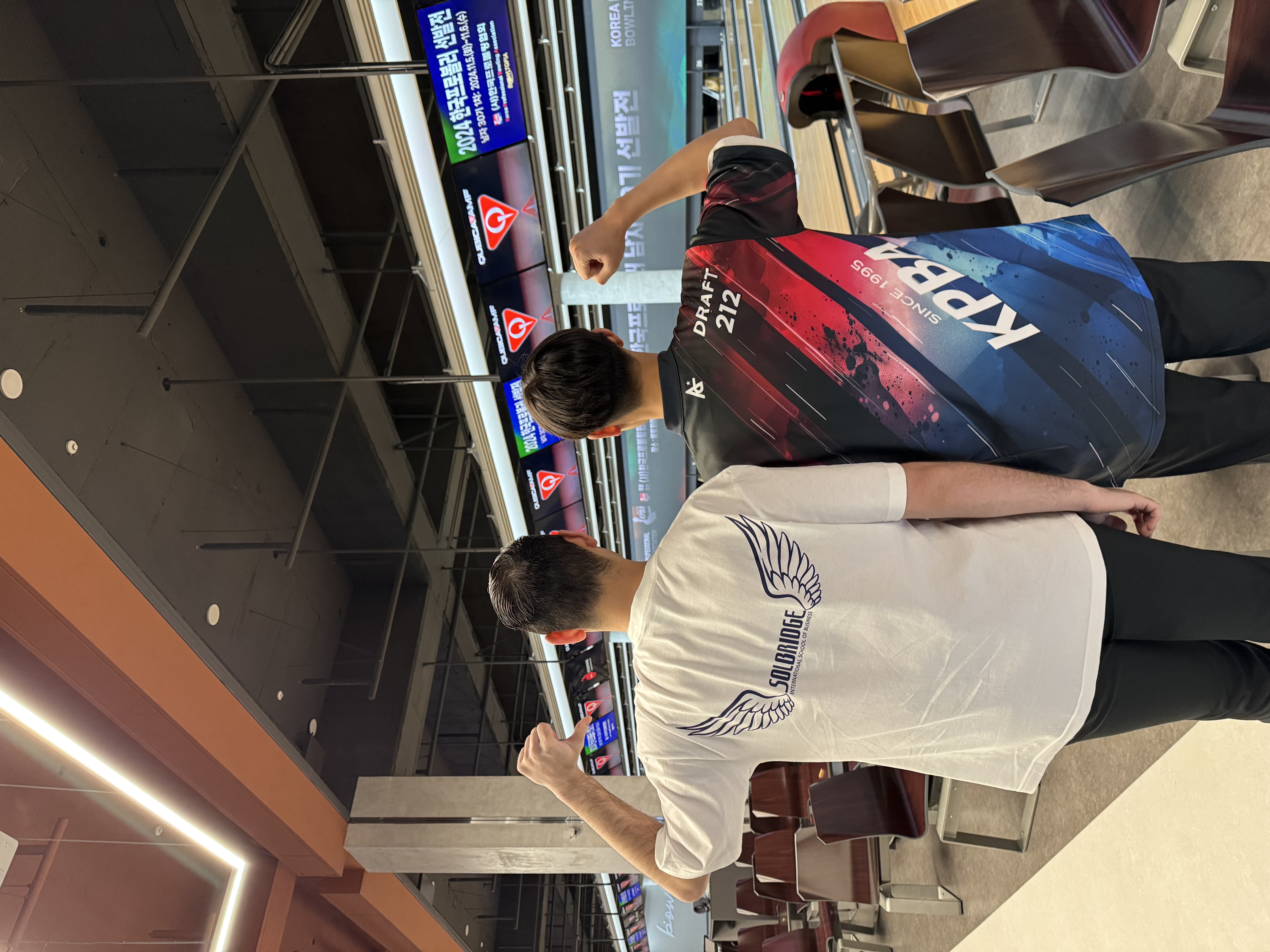 SolBridgers in action: Elmis Rodriguez Rodriguez at a Korean Bowling Competition